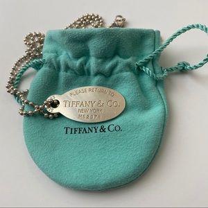 Tiffany & Co. Sterling Silver Dog Tag Necklace